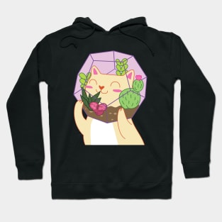 Terrarium Cat I - Full Front Hoodie